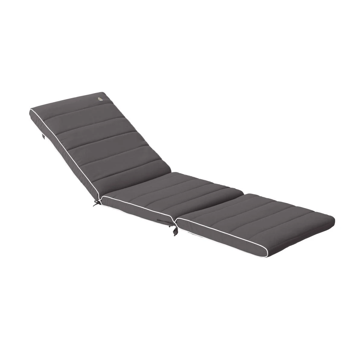 Cuscino Lettino 64x200 Grigio Bordo