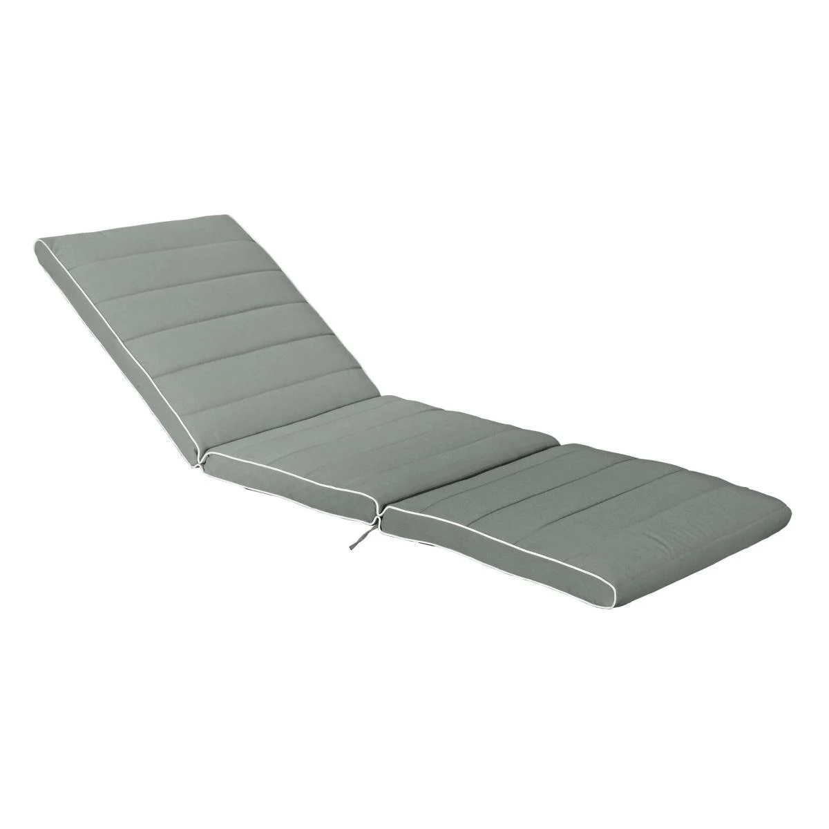 Cuscino Lettino 64x200 Tortora con Bordo