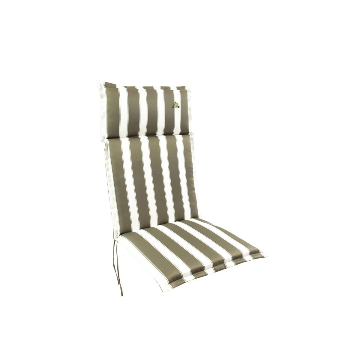 Cuscino Poltrona Alta 46x114 Capri Verde con Volant