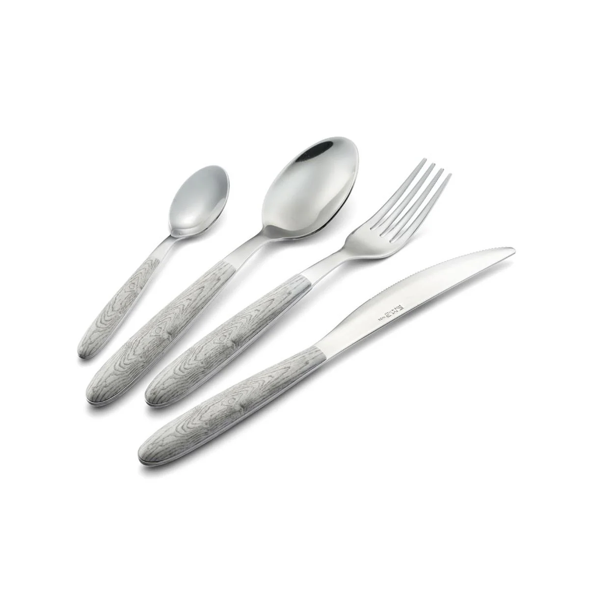 Posate Inox pz.24 Eme Vero Betulla