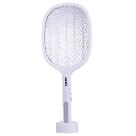 Racchetta elettrica per insetti ricaricabile, base di supporto, Duo Kooper
