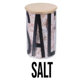 Barattolo sale 1 L in vetro borosilicato, Bigismore
