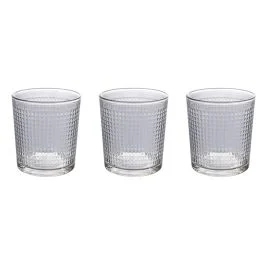 Set 3 bicchieri 270 ml in vetro, Light Pixel Sibilla
