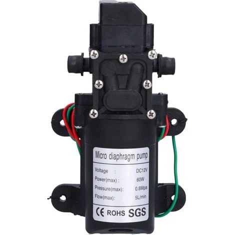Pompa di superficie autoadescante da 60 W – Portata 5 l/min – Pressione massima 0,8 MPa – Per irrigazione da giardino e riempimento piscine -Crezuo
