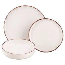 Servizio piatti 18 pezzi, Baita Modern White