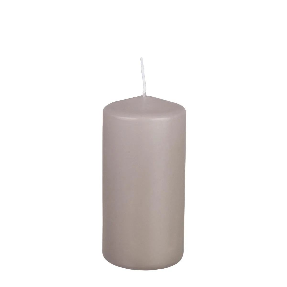 Candela cm.6x12 Cilindrica Grigio