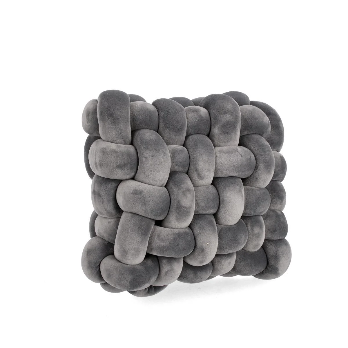 Cuscino Arredo Entwine Grigio 30x30