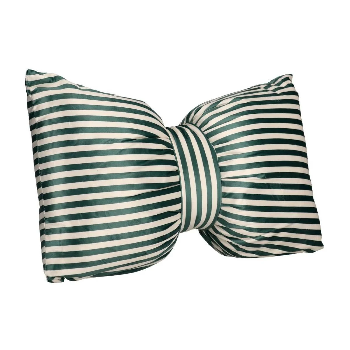 Cuscino Arredo Athel Fiocco Righe Verde 60x40