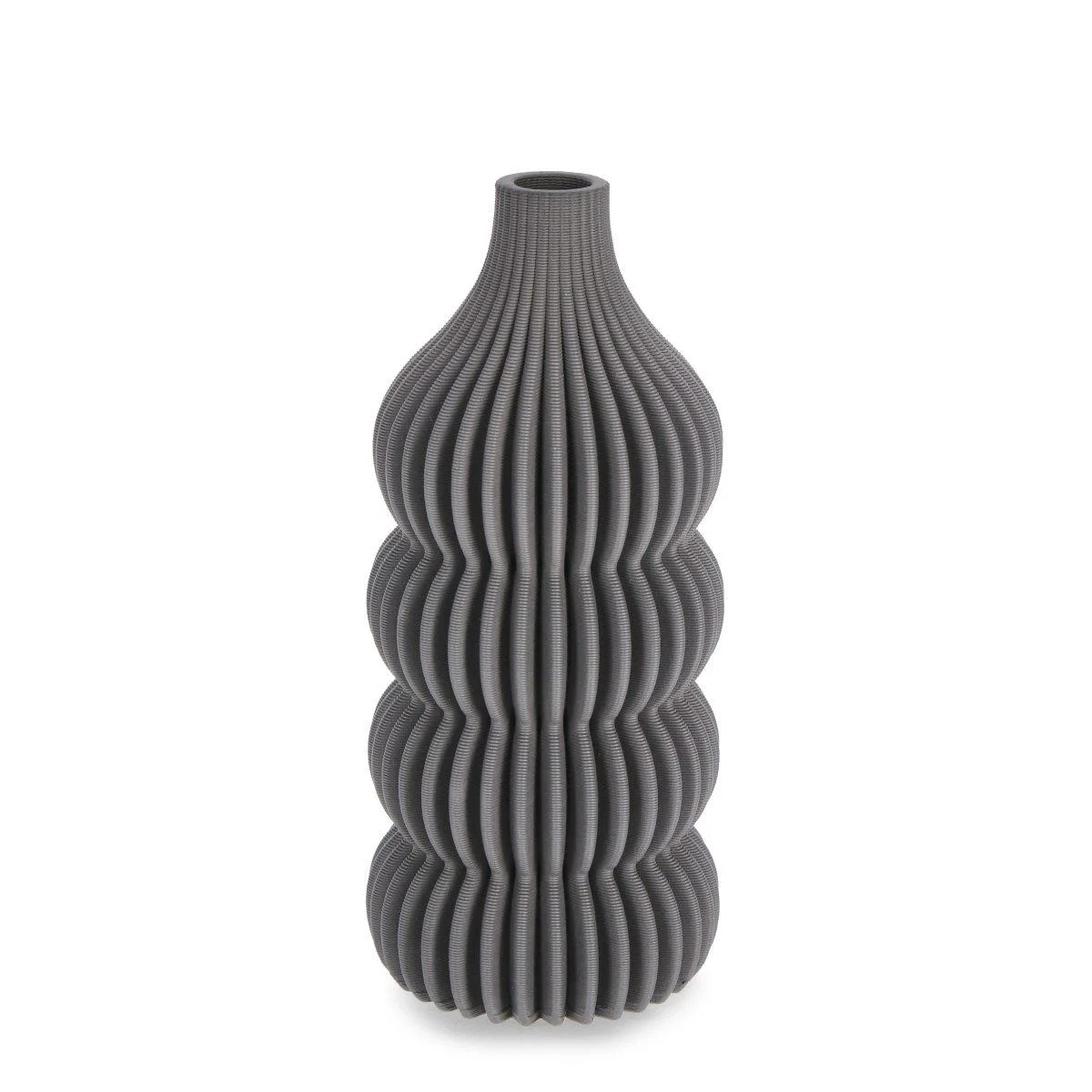 Vaso Ceramica Ilsa Grigio cm.12x25