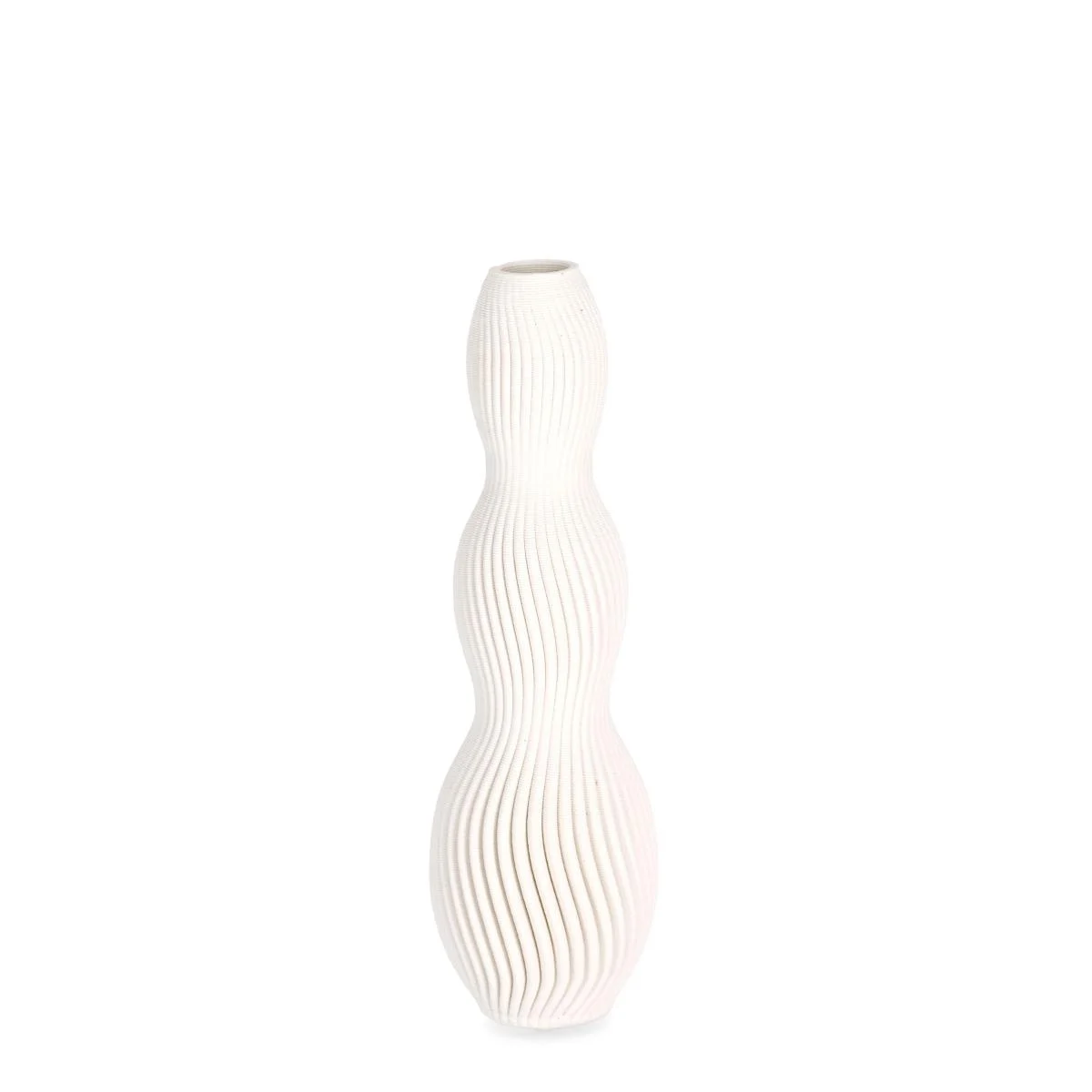 Vaso Ceramica Svenna Bianco cm.9x28
