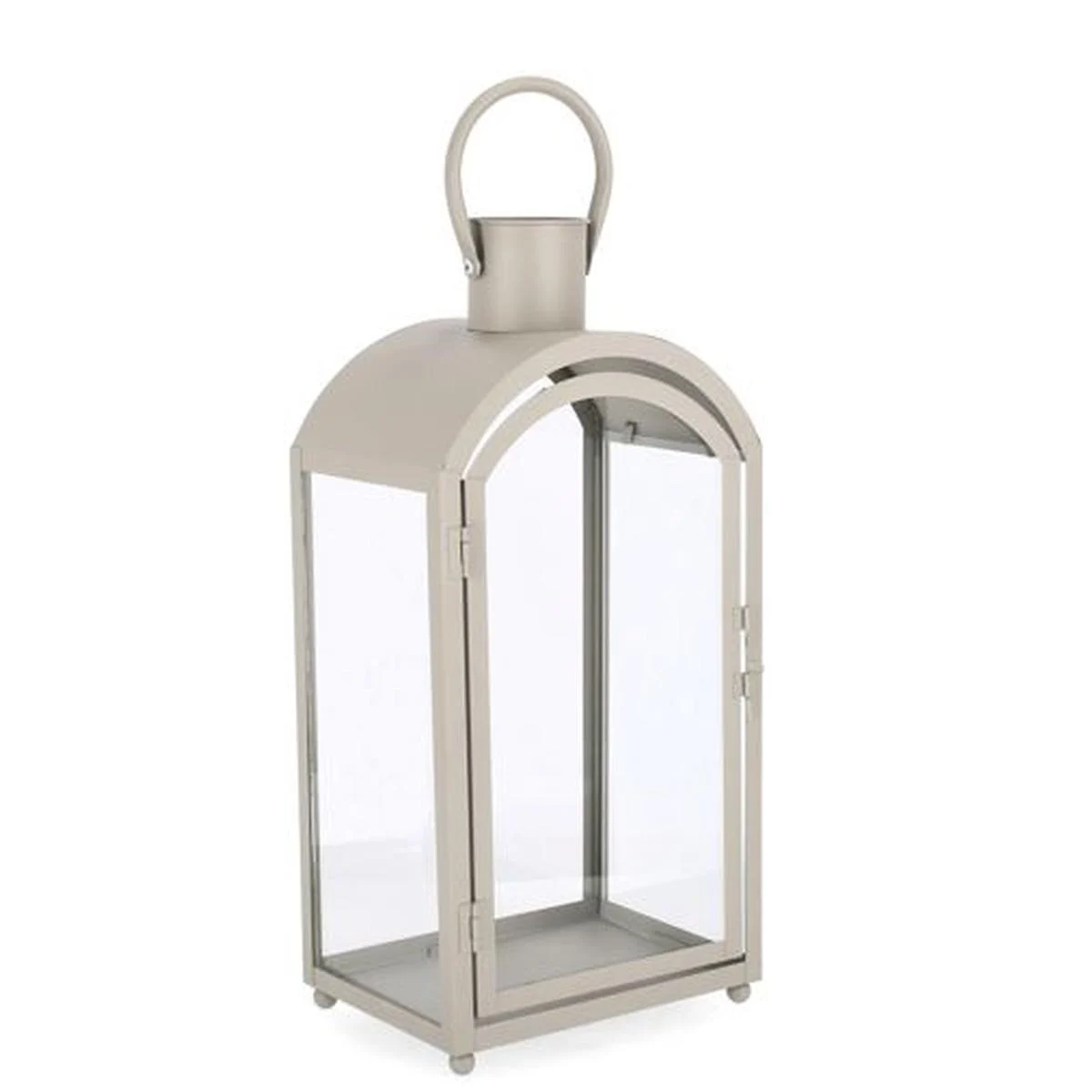 Lanterna cm.43 Metallo Jillian Grigia