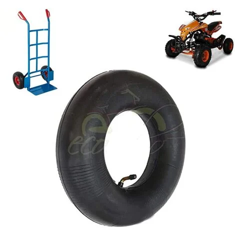 CAMERA D'ARIA 3.50-4 VF TR87 Valvola Metallica in ferro per ruota Carrello Carrelino Portapacchi Carrozzella Mini Quad Gomma Pneumatico Copertone Ecovelo