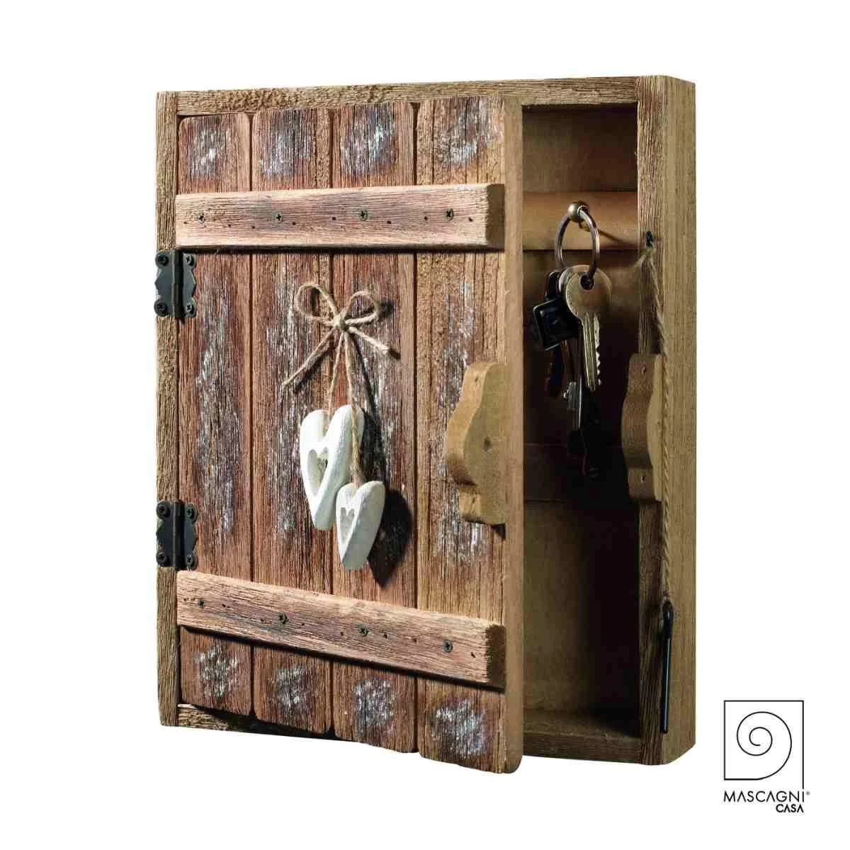 Portachiavi Legno Casetta cm.24x30x5,5