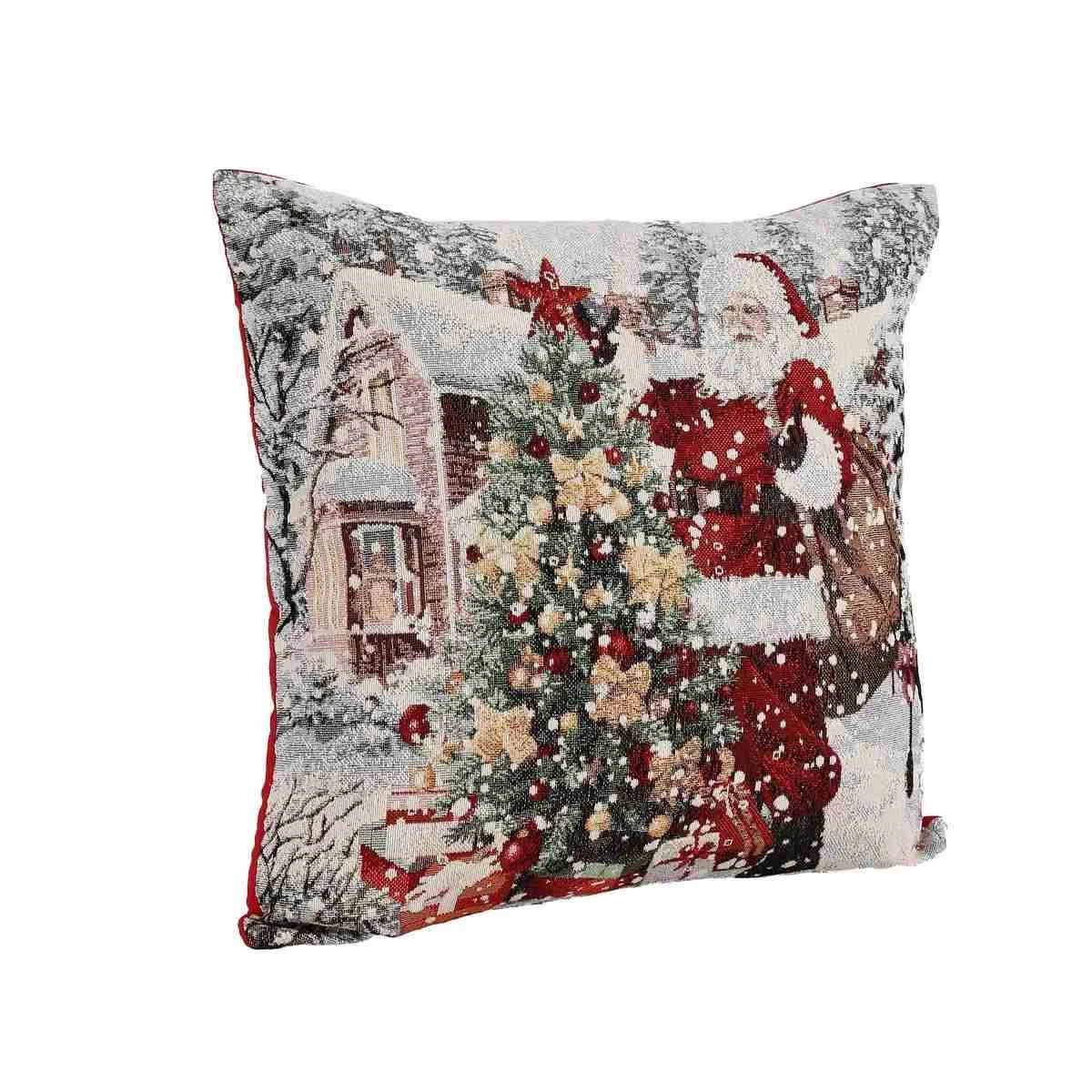 Fodera Cuscino Arredo in Tessuto Natale Winslet cm.45x45