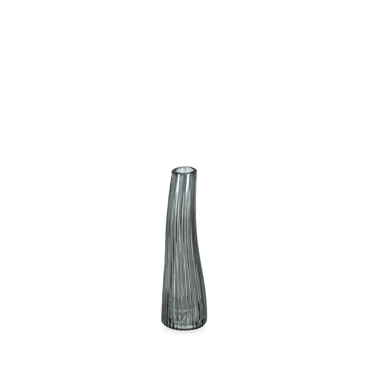 Vaso Vetro Monofiore Verde cm.22