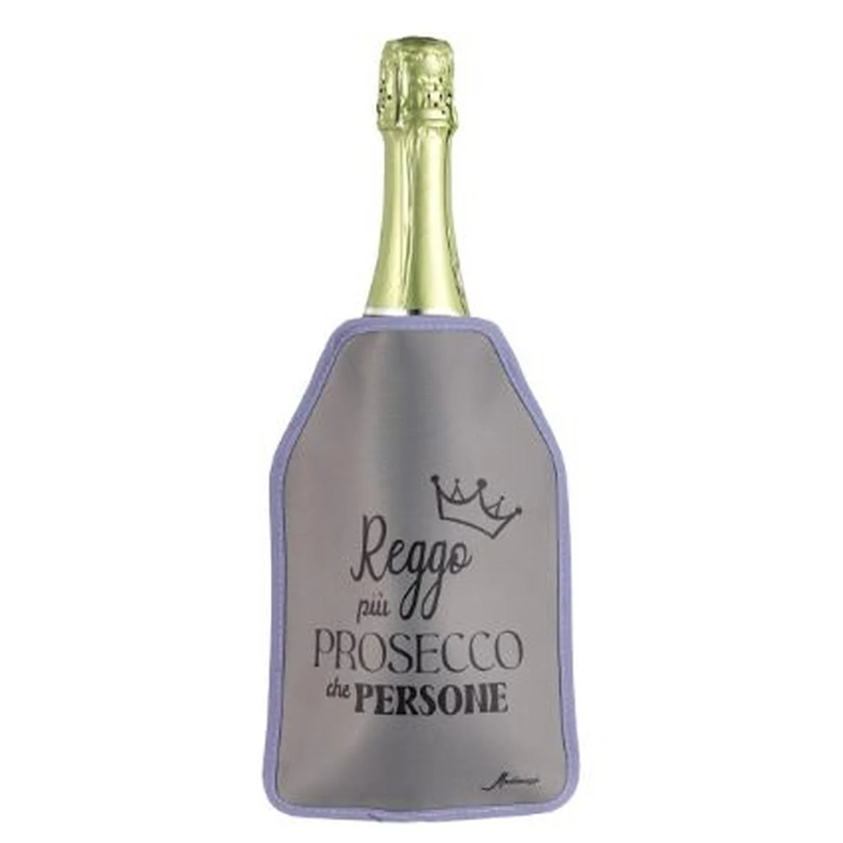 Porta Bottiglie Termico Grigio con Scritta cm.|Montemaggi_620