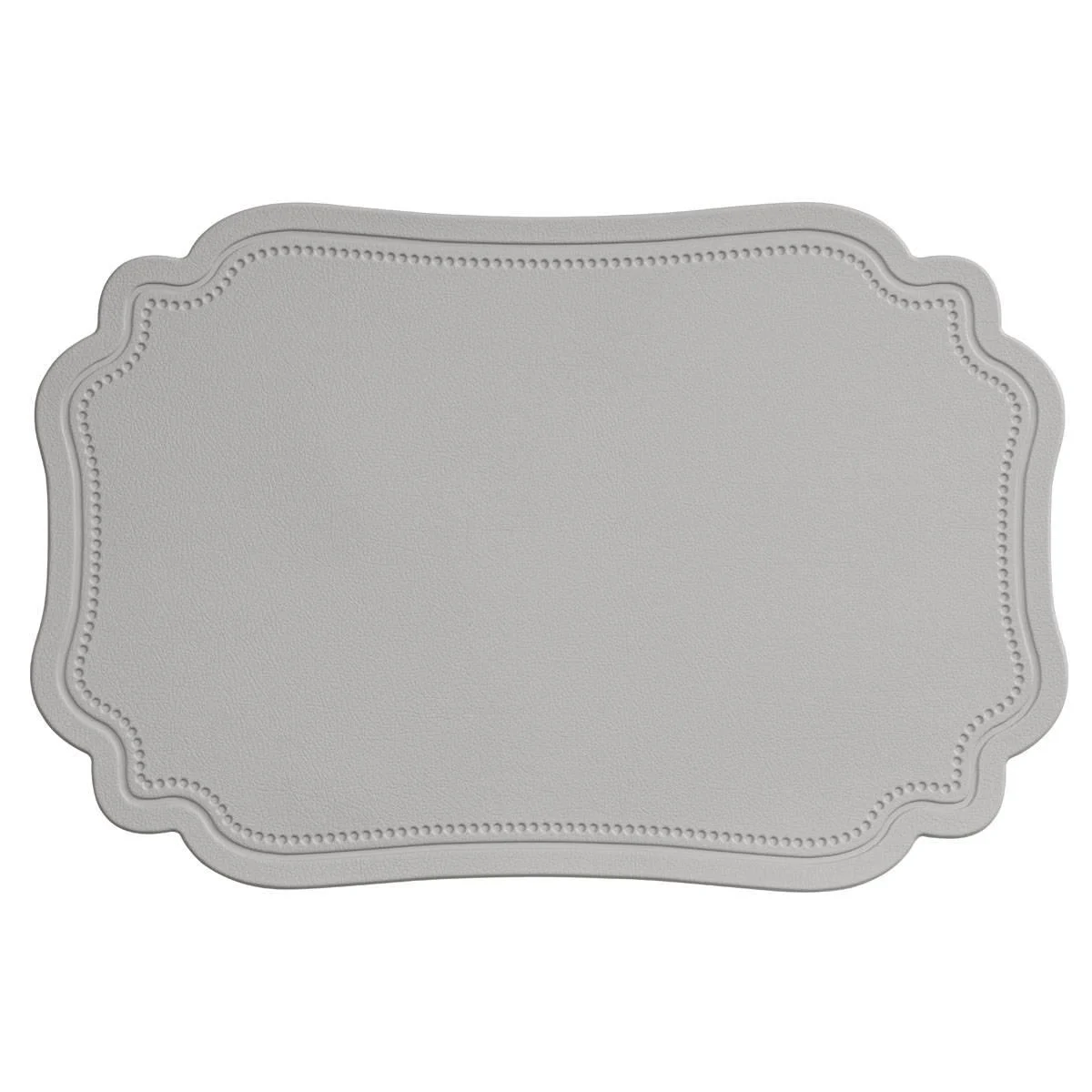 Tovaglietta Americana PVC Sagomata Grigia cm.44x33