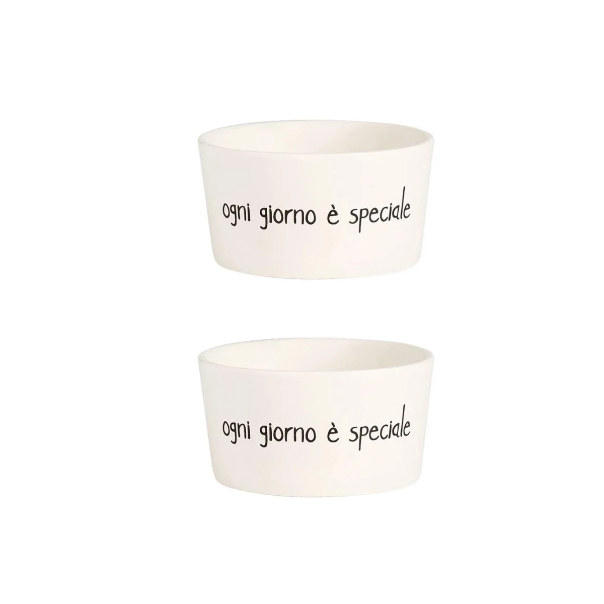 Ciotola Cucina Ceramica Simple Day "Ogni Giorno è Speciale" pz.2