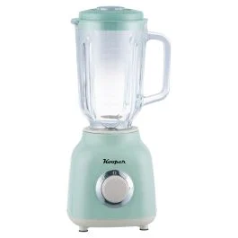 Frullatore elettrico 500 W, brocca graduata 1,5 L, salvia e avorio, Kooper