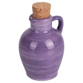 Anfora mini oliera 95 ml in ceramica e sughero, Drama Queen, Tinte Uniche