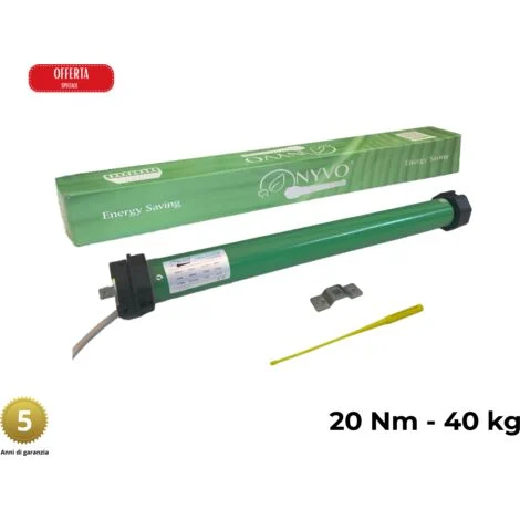 Motore tapparella 40 kg - 20 Nm Motori per tapparelle elettriche Avvolgibili