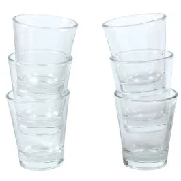 Set 6 bicchierini caffè 90 ml in vetro, Espressino
