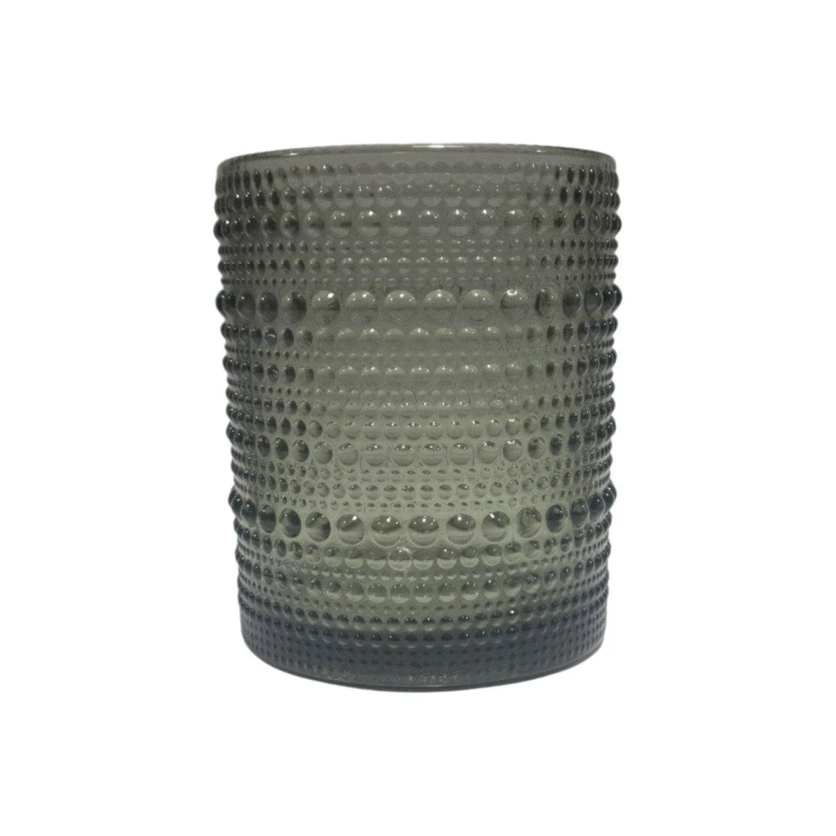 Bicchiere Vetro Singolo Acqua Perla Grigio ml.300