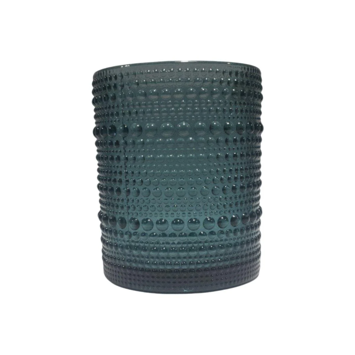 Bicchiere Vetro Singolo Acqua Perla Blu ml.300