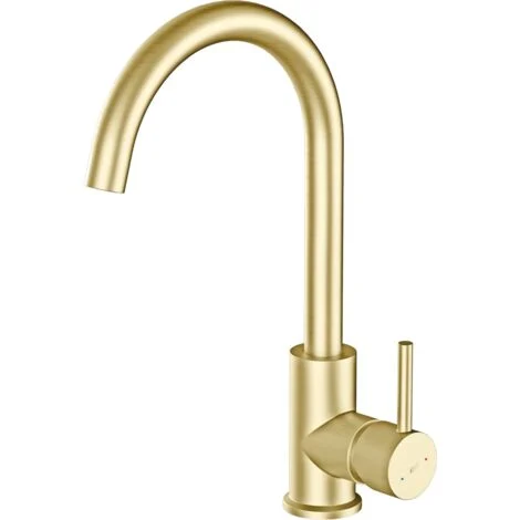 Essebagno Rubinetto della cucina Kiwo oro spazzolato