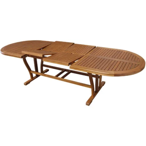 Tavolo per esterno ovale allungabile fino a 300 cm LENNY DOUBLE