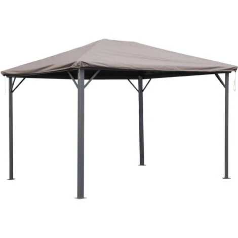 Schutzhülle Wasserdicht 3x3,6m für Stoff und Hardtop Pavillon Ersatzdach Abdeckung