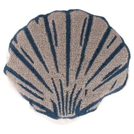 Cuscino arredo conchiglia 55,5x45 cm, Ocean
