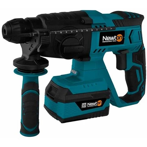 NEWTON Trapano tassellatore a batteria litio 18v 4 ah, attacco sds plus