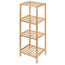 Mobiletto bagno 4 ripiani in legno di Pino, Sìordine