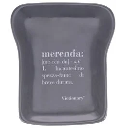 Piattino toast in ceramica, Victionary