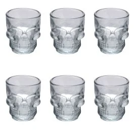 Set 6 liquorini 50 ml, Glace Skull