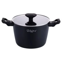 Pentola con coperchio 22 cm, rivestimento in ceramica, induzione, Galaxy 2.0 SìChef