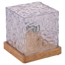 Lampada cubo USB effetto aurora boreale con telecomando, Kooper
