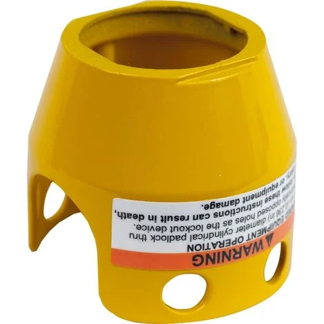 Guardia di protezione fungo Ø40, unità Ø22mm - gialla - ZBZ1605