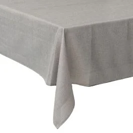 Tovaglia grigio chiaro 140x140 cm antimacchia, Solid Sibilla