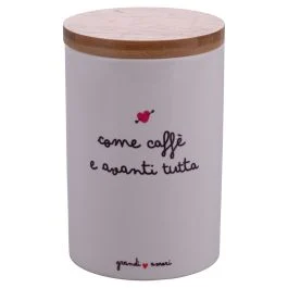 Barattolo caffè in ceramica 750 ml, Grandi Amori