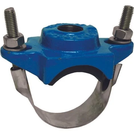 Collare di presa in ghisa DN40 (48/55) 3/4” a 1”