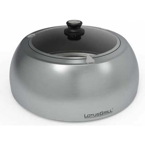 Cappa in Acciaio con Coperchio in Vetro per LotusGrill Standard - LG COP SG 34