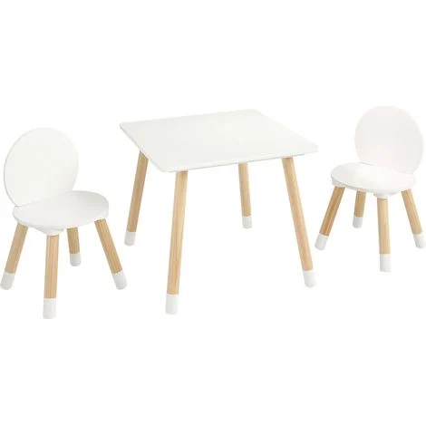 Mophorn Tavolo per bambini e 2 sedie Set, tavolo e sedia per bambini piccoli, tavolo multi-attività per bambini per arte, artigianato, lettura, apprendimento e gioco