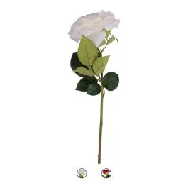 Rosa artificiale h. 78,5 cm, Garden