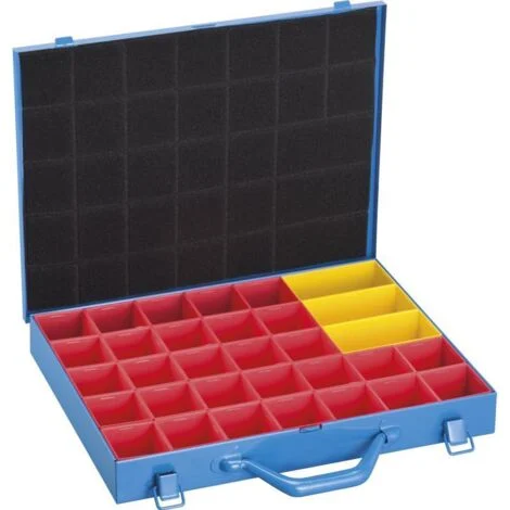 Fervi 0423/2 Valigetta portaminuteria con 32 contenitori