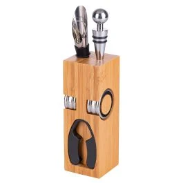 Set degustazione vino 6 pezzi con stand