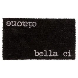 Zerbino ingresso nero 70x40 cm in cocco, S.P.Q.eRe
