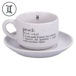 Tazzina caffè con piattino 90 ml, Victionary Pesci
