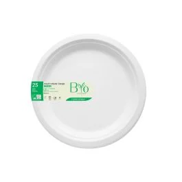 25 piatti piani bio 23 cm